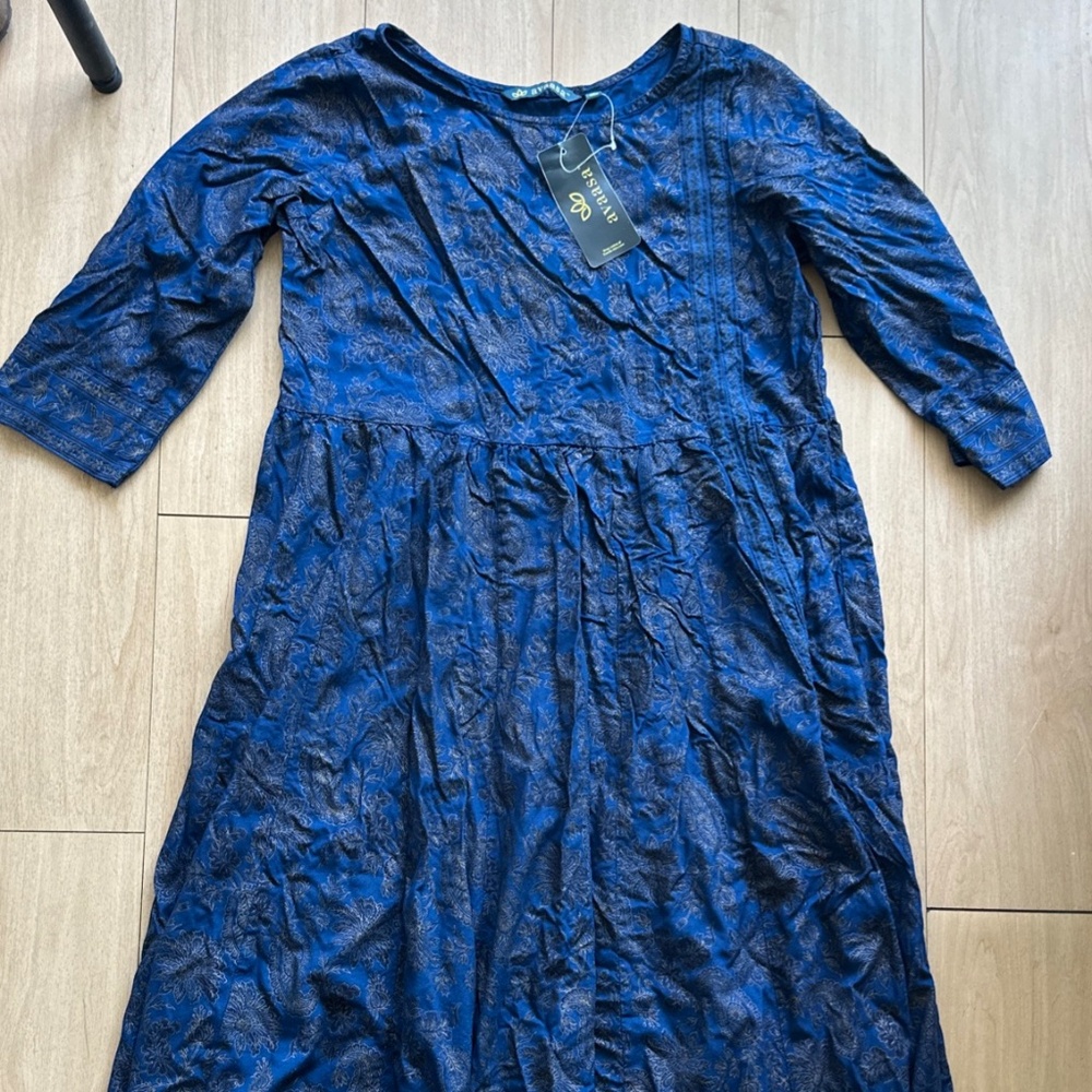 Blue Avaasa Dress Size Medium NWT